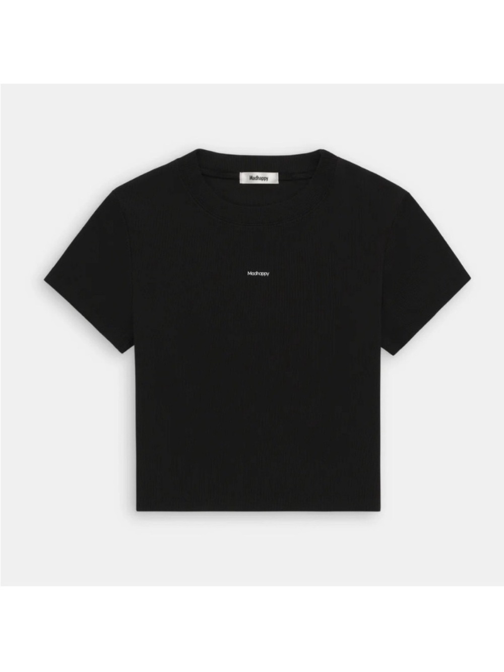 Madhappy Black Cropped Tee